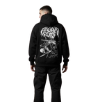 No Mercy Skeleton– Extreme Gothic Graphic Hoodie Limited Edition