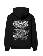 No Mercy Skeleton– Extreme Gothic Graphic Hoodie Limited Edition